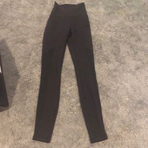 Lululemon leggings with sheer sides and pockets